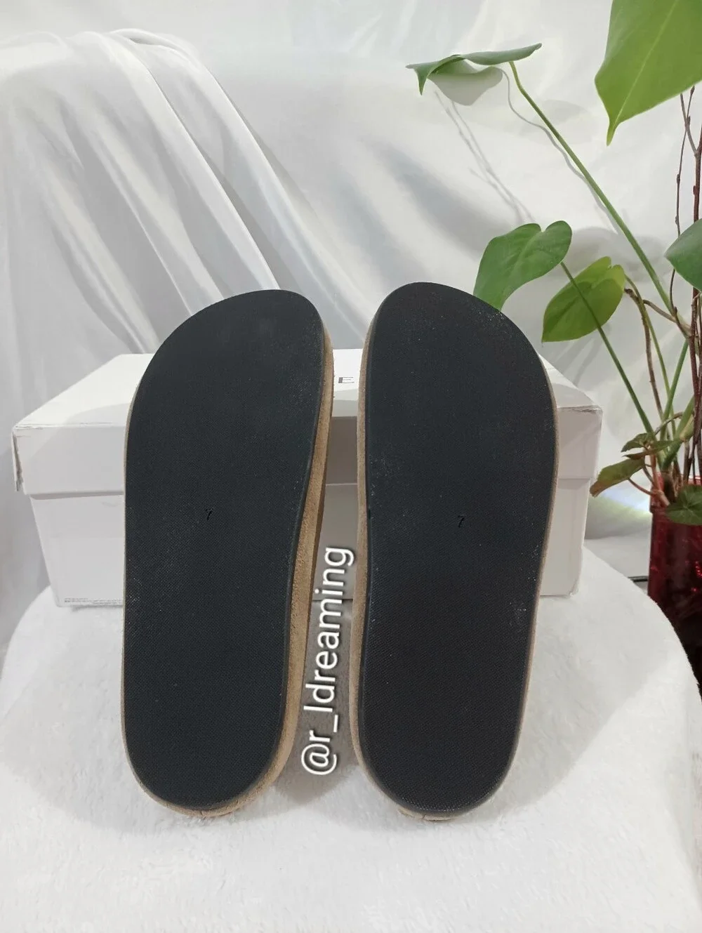 New Banana Republic Slip-On Suede Clog in Taupe Size 7